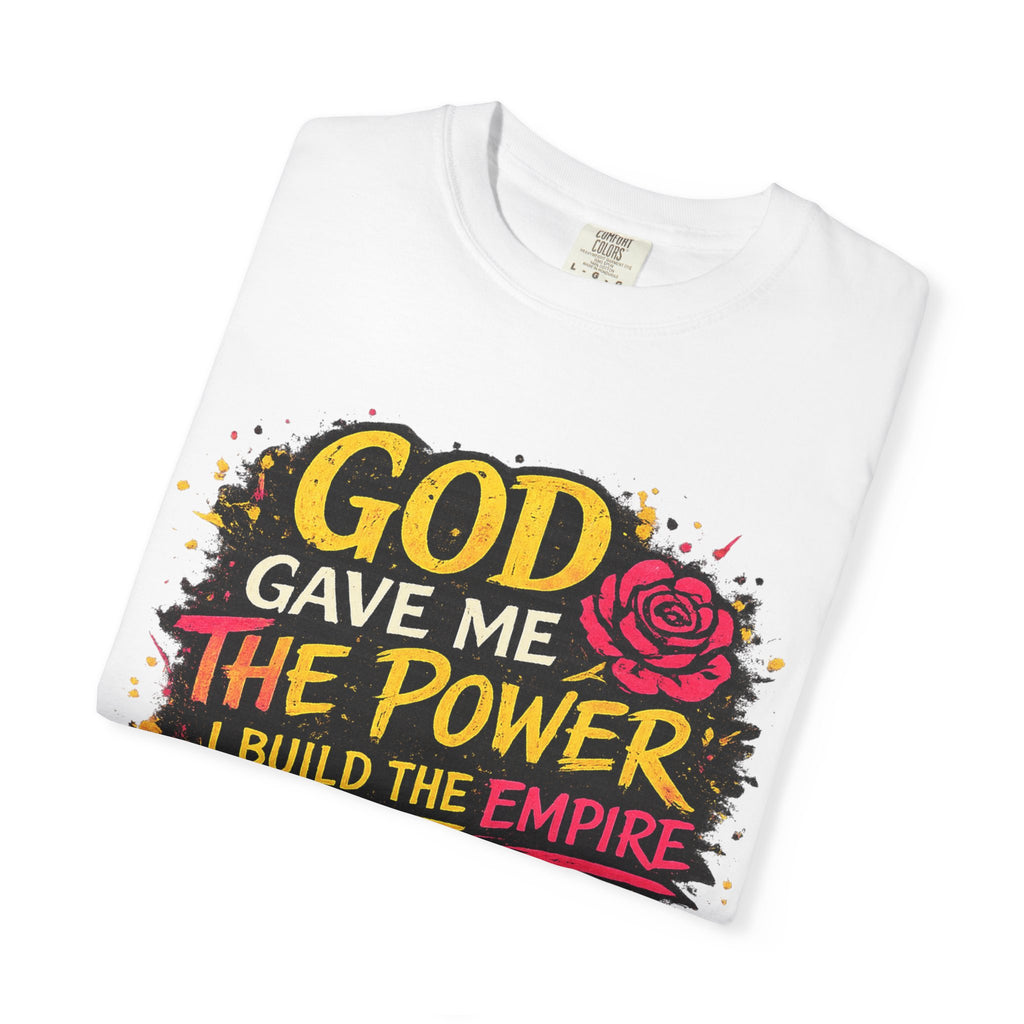 Golden Diosa - God given Power -Dyed T-shirt