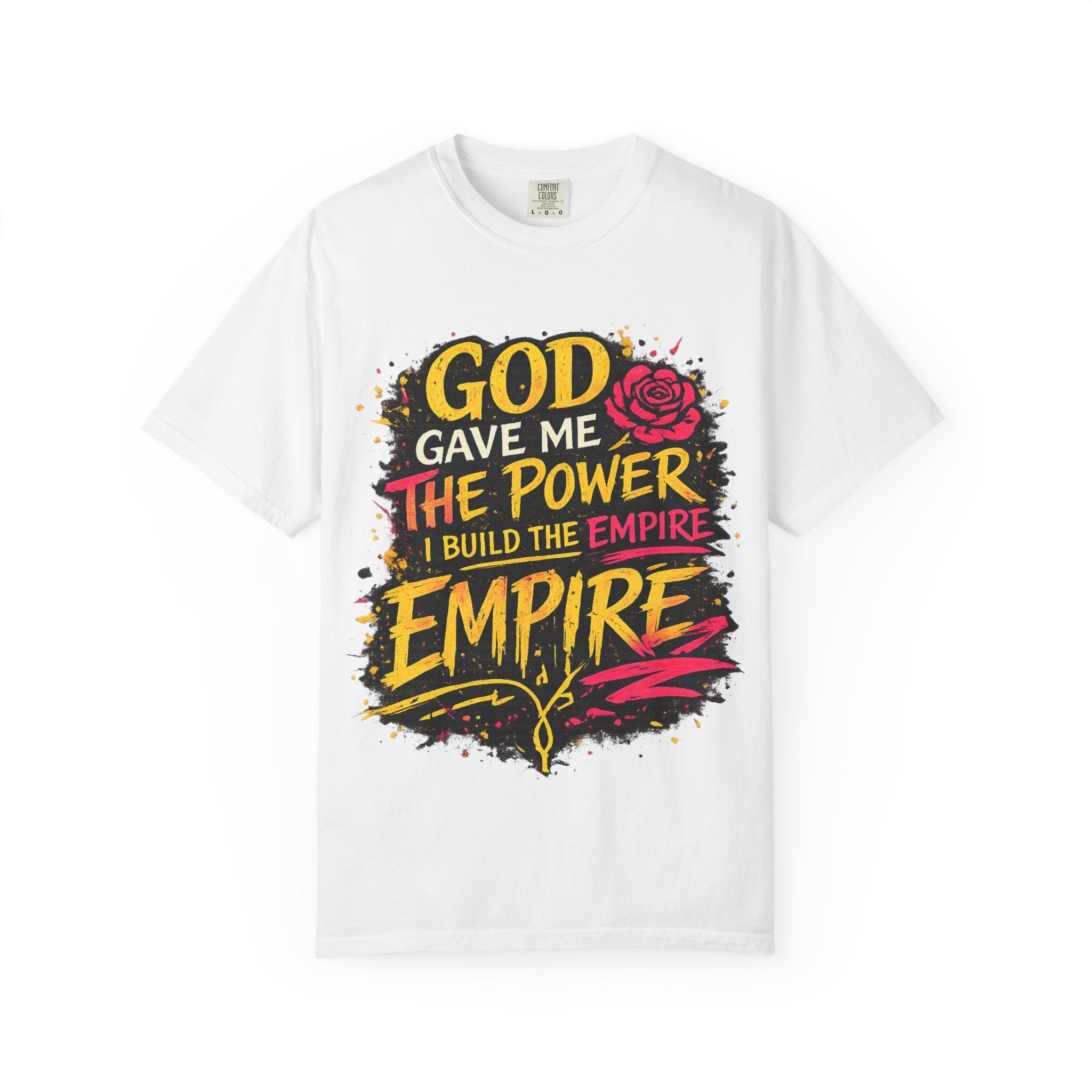 Golden Diosa - God given Power -Dyed T-shirt