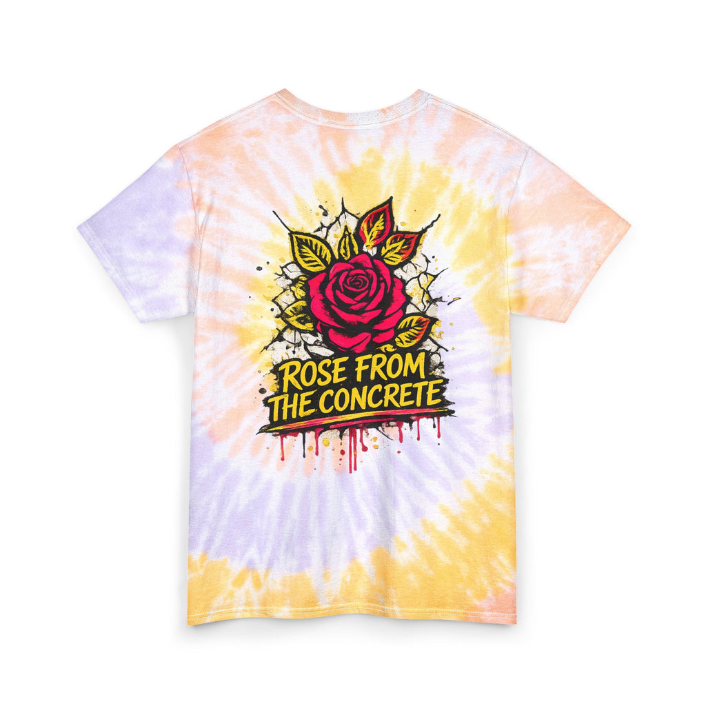 Golden Diosa Rose from the Concrete  - Dye Cotton Tee