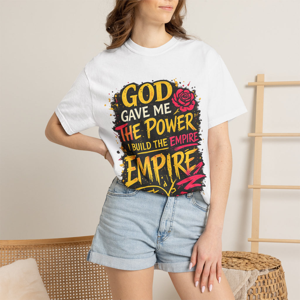 Golden Diosa - God given Power -Dyed T-shirt