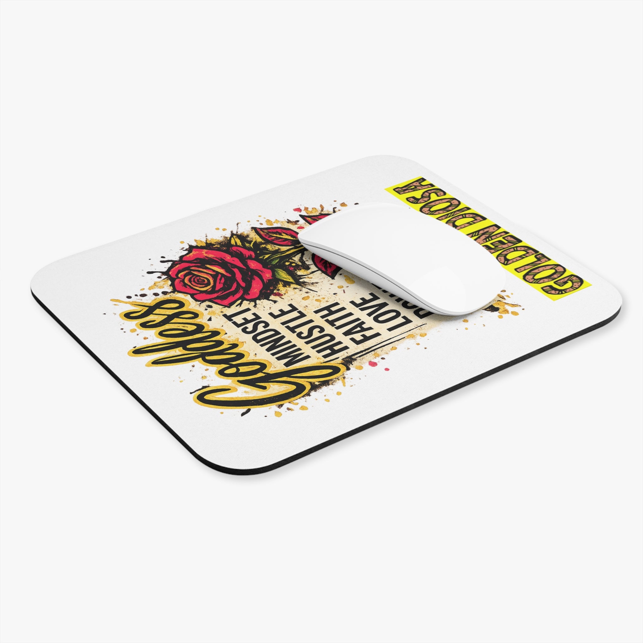 Golden Diosa - Goddess Rose Empowerment Pad — Mindset, Hustle, Faith, Love, Power, Resilience