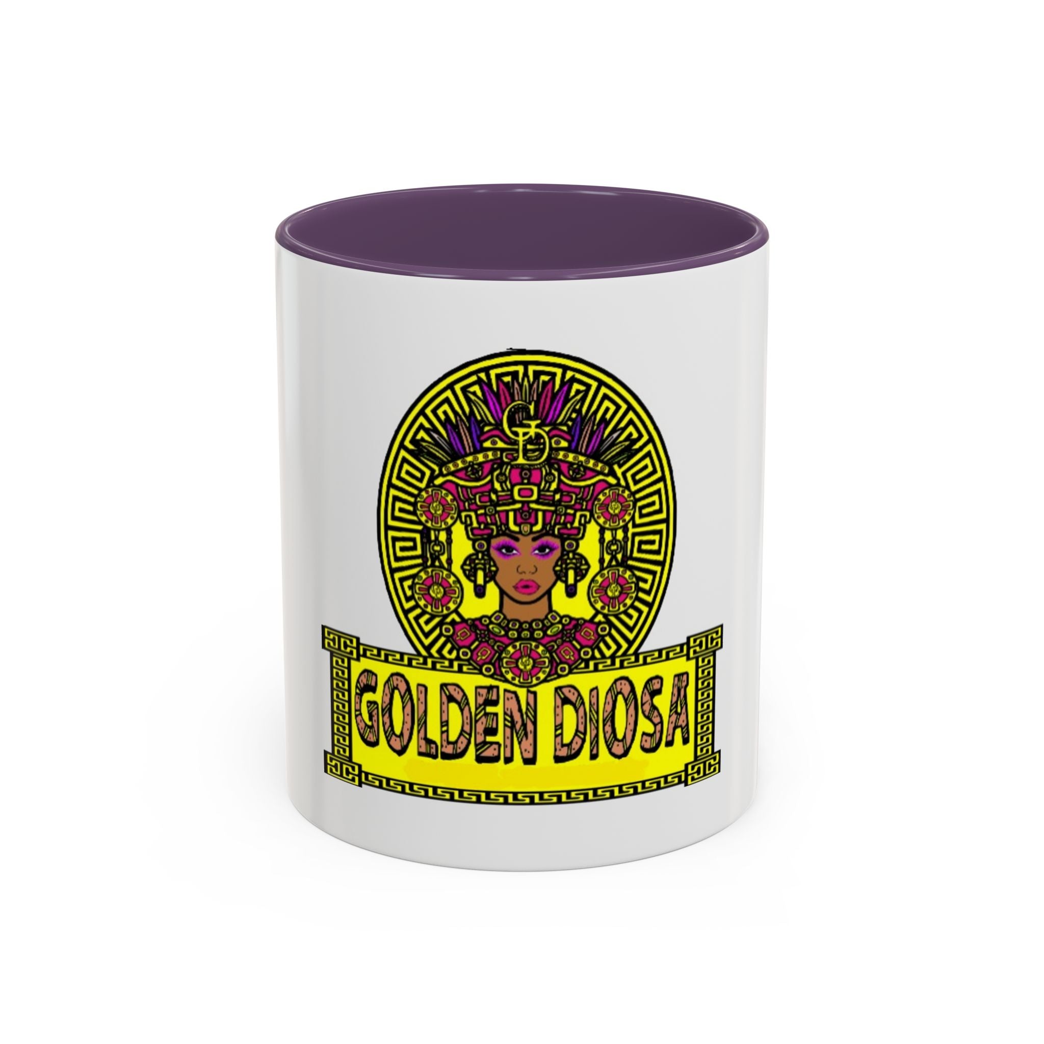 Golden Diosa Ceramic Mug